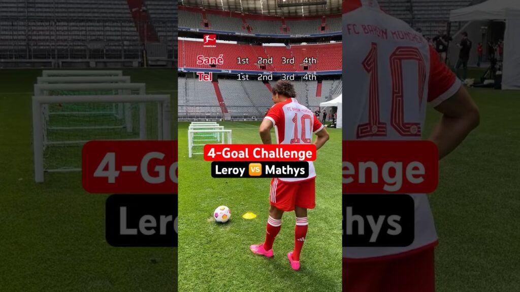 Sané 🆚 Tel | 4-GOAL Challenge 🥅