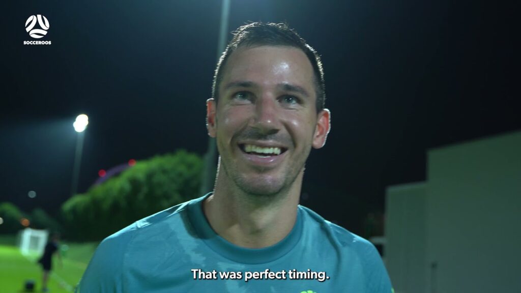 Ryan McGowan bringing the banter into Socceroos camp