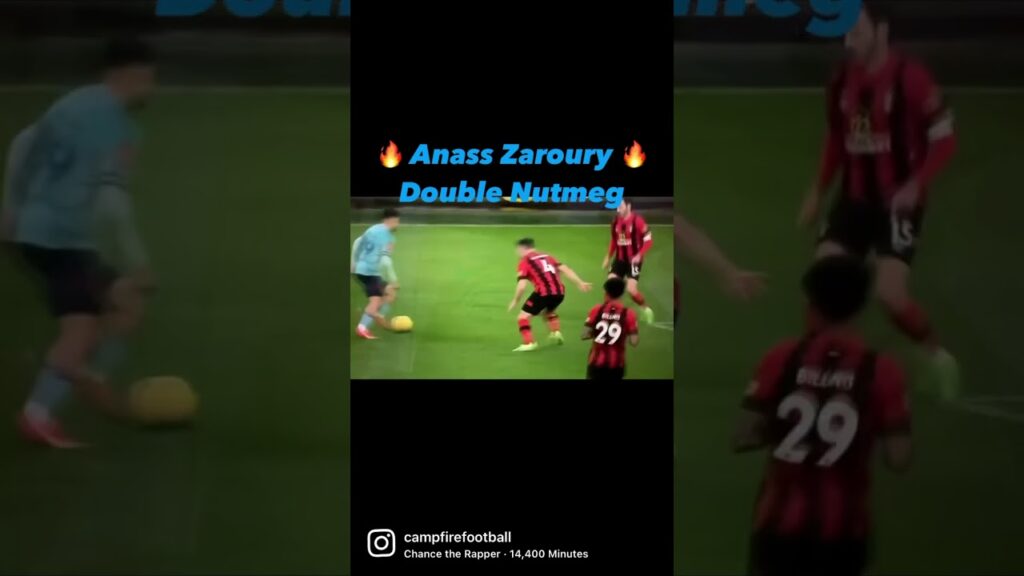 Anass Zaroury DOUBLE NUTMEG and GOAL #shorts