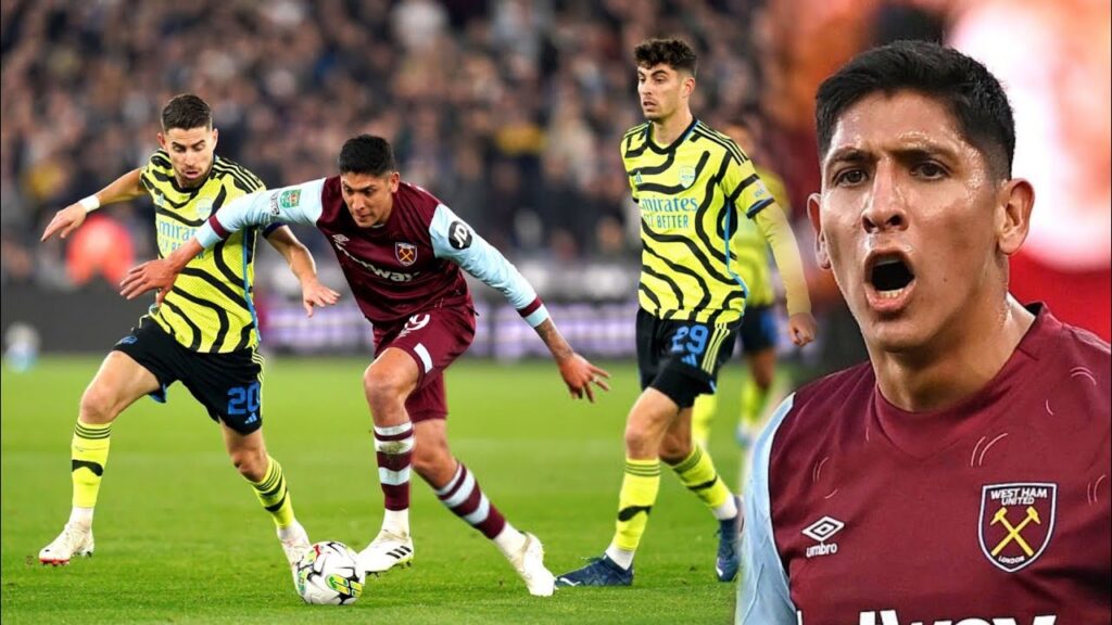 Así Jugó Edson Álvarez vs Arsenal - EFL Cup -  (Buen Partido)