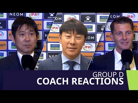 #AsianCup2023 | Group D Coach Reactions