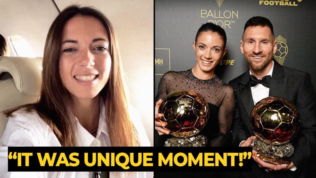 Aitana Bonmati reaction after win Ballon d'Or alongside Lionel Messi | Football News Today