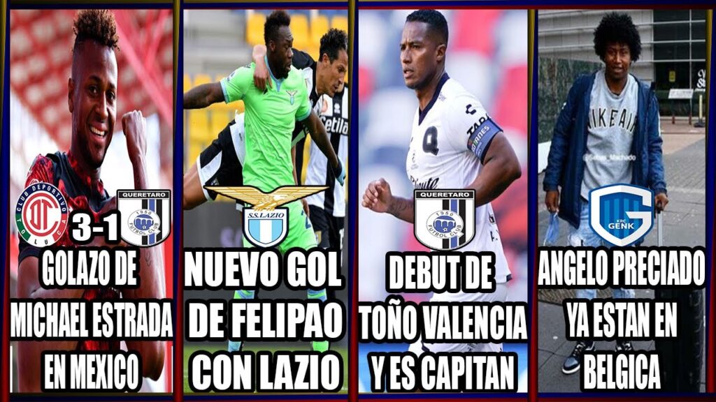 GOLAZO DE MICHAEL ESTRADA VS TOÑO VALENCIA! NUEVO GOL DE FELIPAO EN LAZIO! PRECIADO YA EN BELGICA!