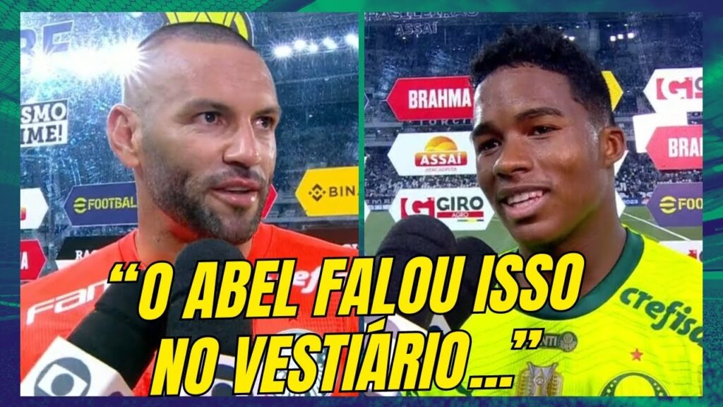 "GRITARAM É CAMPEÃO NO AQUECIMENTO E EU..." ENDRICK E WEVERTON DESABAFAM APÓS VIRADA HISTÓRICA