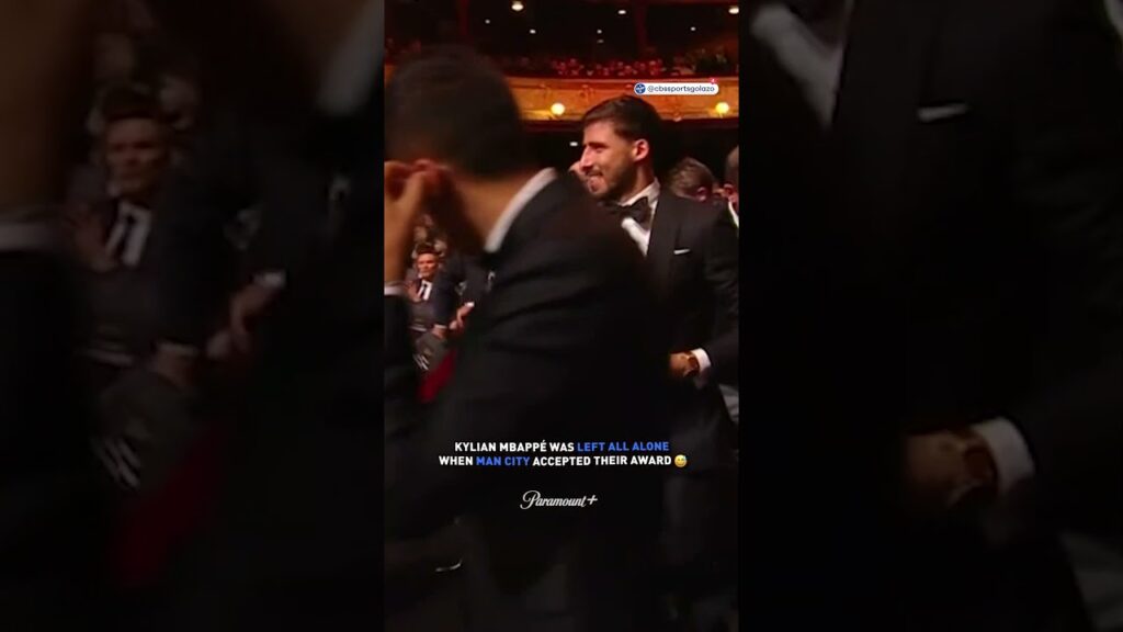 Who put Kylian Mbappé with all the Man City players?! 😅