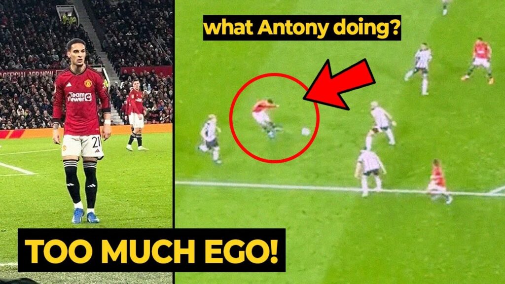 Antony attempted peculiar and aimless kick during the match vs Newcastle | Manchester United News