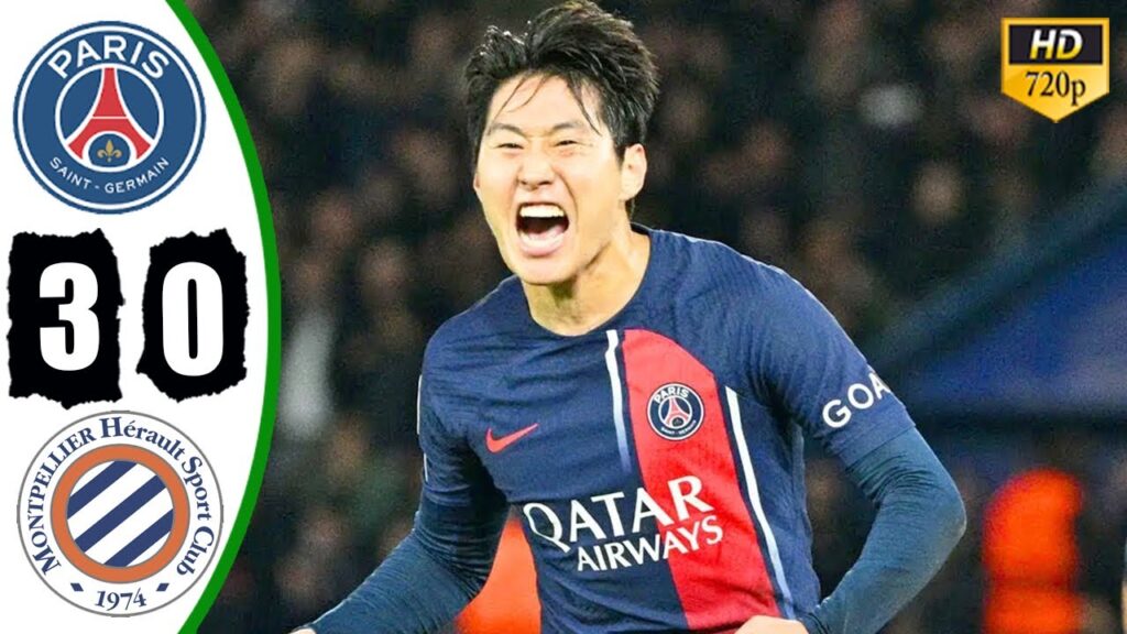 PSG vs Montpellier 3-0 Hіghlіghts & All Goals 2023 Lee Kang In Goal 🔥