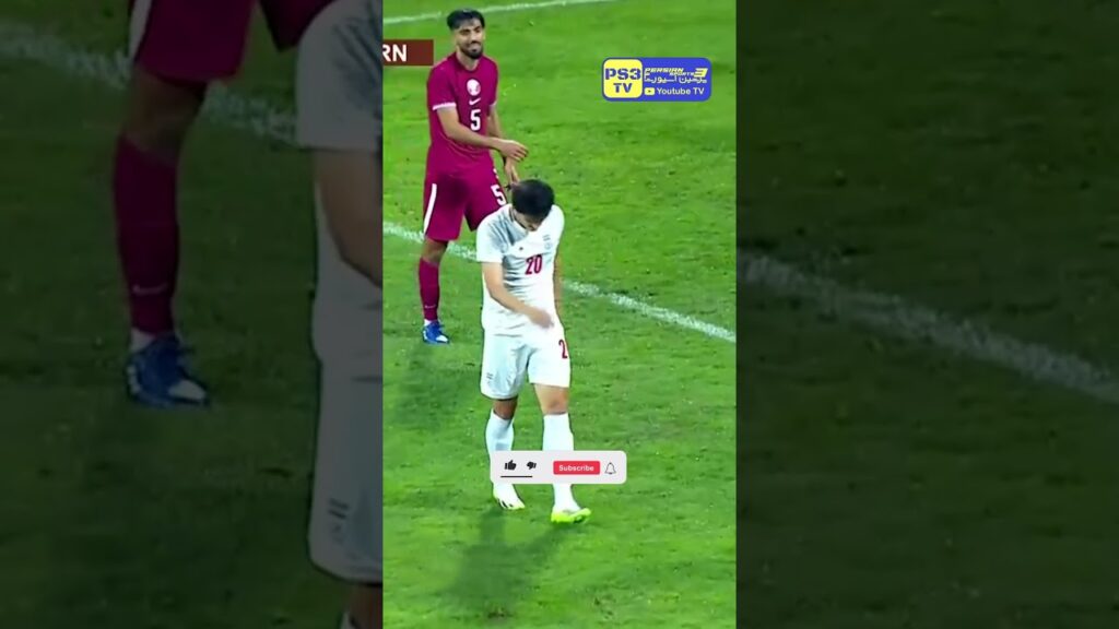 گل سوم ایران به قطر سردار آزمون