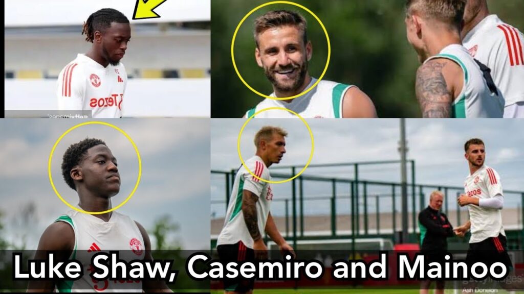 BREAKING NEWS! ✅ LUKE SHAW, WAN BISSAKA, MARTINEZ, MAINOO AND CASEMIRO IS OUT! 🎯 MAN UNITED TRAINING