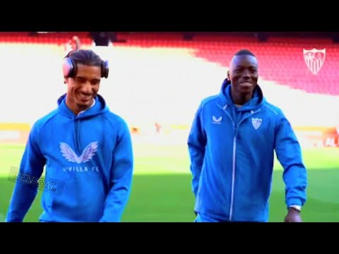 Pape Gueye🇸🇳🦁 retrouve le sourire😄 depuis qu'il a rejoint le FC Seville.