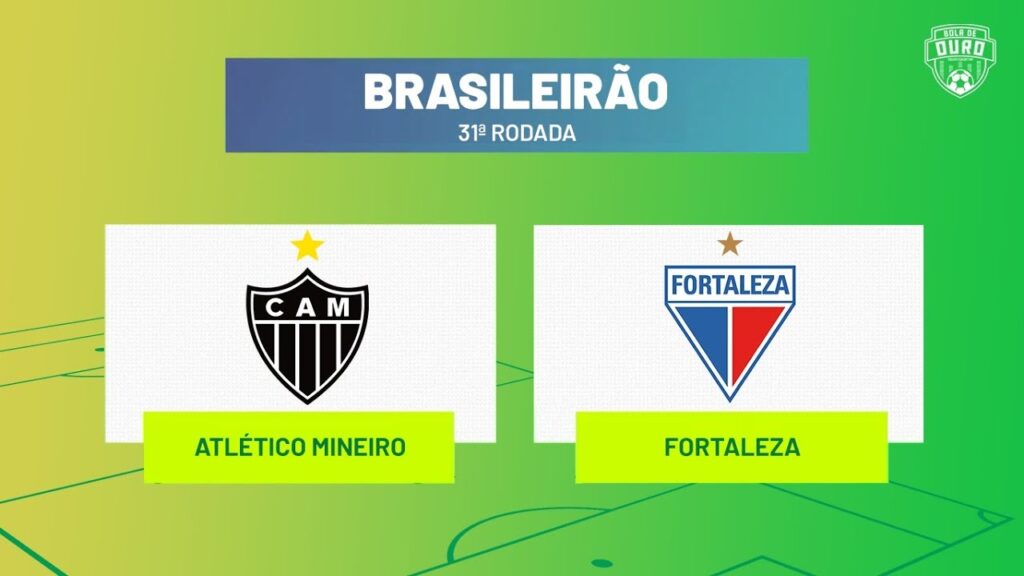 AO VIVO: Atlético Mineiro X Fortaleza I Brasileiro Série A I 31ª Rodada