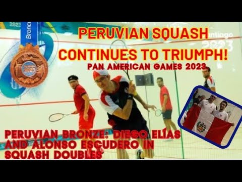 🇺🇸 Peruvian bronze: Diego Elías and Alonso Escudero achieved medals in squash doubles
