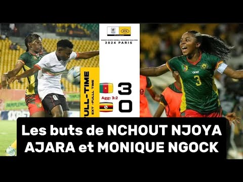 Cameroun vs Ouganda : les temps forts ; buts de Nchout Njoya et Monique Ngock ; Aboudi Onguene est…