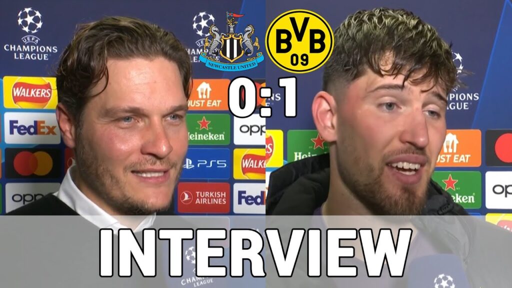 Die BVB Stimmen nach Sieg: Edin Terzic & Gregor Kobel im Interview | Newcastle 0:1 Borussia Dortmund