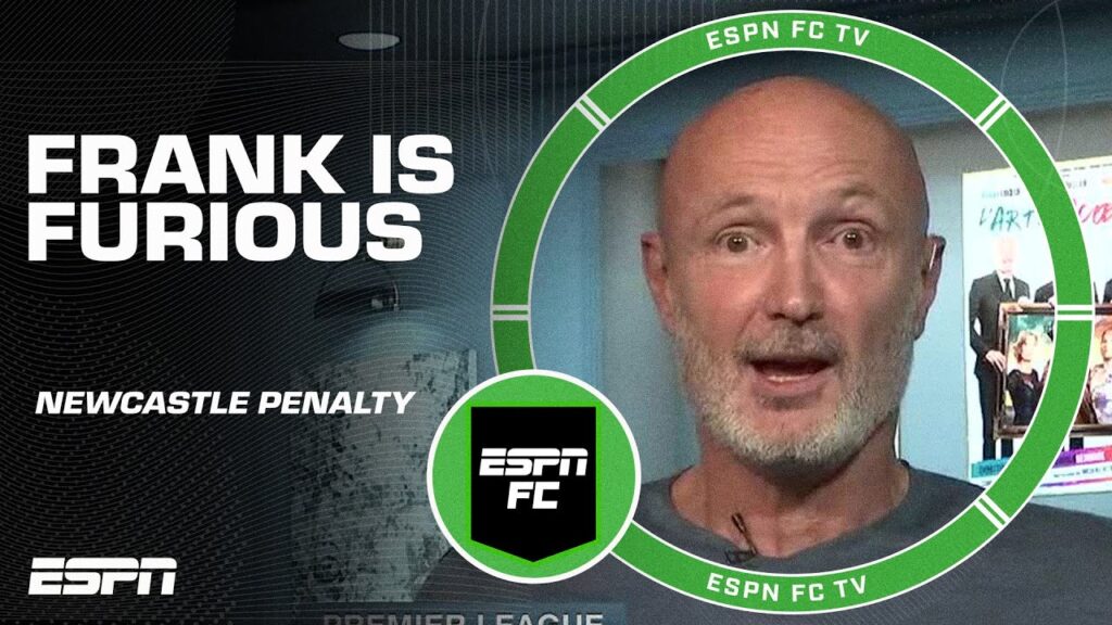 THEY KNOW NOTHING ABOUT FOOTBALL! 🗣️ Frank is furious about Newcastle penalty controversy | ESPN FC