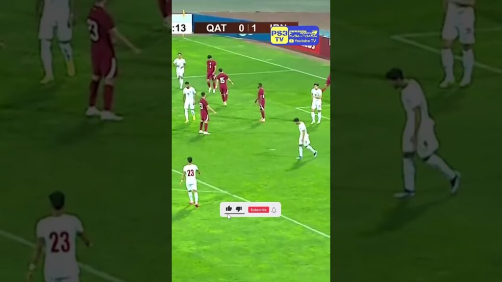 گل دوم ایران به قطر (علیرضا جهانبخش)