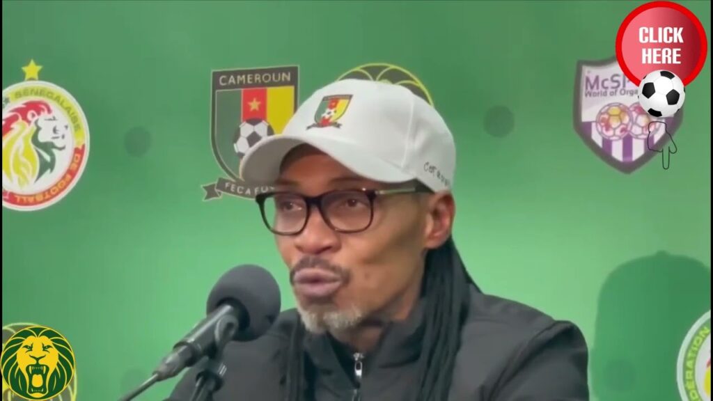 Réaction de Rigobert Song après la défaite du Cameroun face au Sénégal