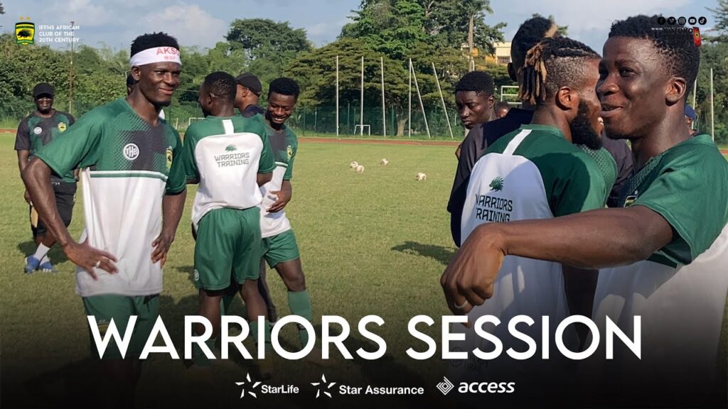 Lamptey, Nurudeen, Danlad etc | Warriors Training Session Ahead of Sunday Game at Baba Yara Stadium