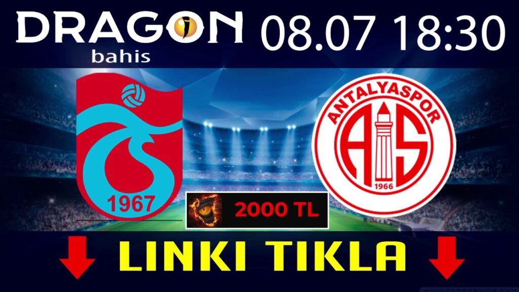 Trabzonspor VS Antalyaspor 08.07.2020, 18:30! Türkiye, Süper Lig!