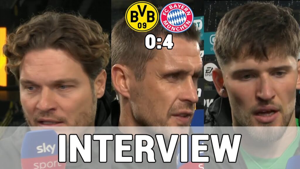 Die BVB Stimmen nach Klassiker: Terzic, Kehl & Kobel im Interview | Dortmund 0:4 FC Bayern