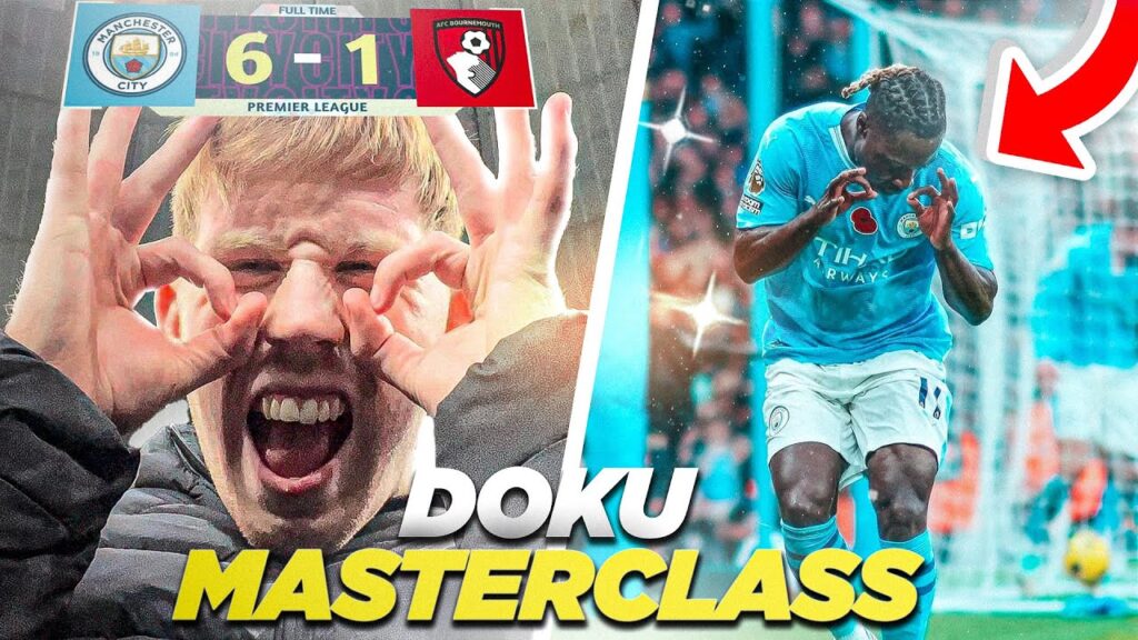Jeremy Doku Is UNBELIEVABLE!!! As City DESTROY Bournemouth 6-1!!
