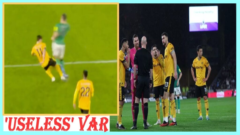 'Useless' VAR give Newcastle penalty despite Wolves' Hwang Hee-chan pulling out of kick