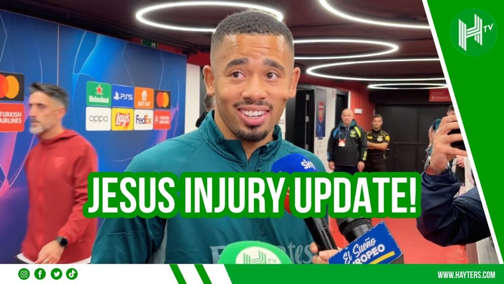 Let's SEE what it is! | Gabriel Jesus gives injury update!