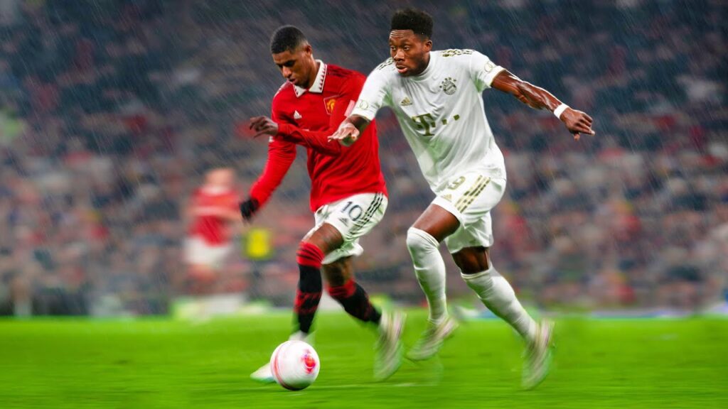 Marcus Rashford vs Alphonso Davies · Crazy Race