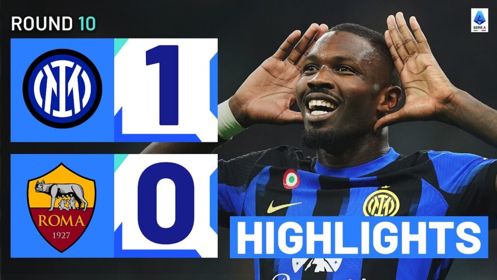 INTER-ROMA 1-0 | HIGHLIGHTS | Thuram edges Roma at San Siro | Serie A 2023/24