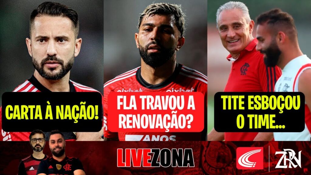 FLA TRAVA RENOVAÇÃO DE GABIGOL | EVERTON RIBEIRO: CARTA À NAÇÃO | TITE ESBOÇA ESCALAÇÃO
