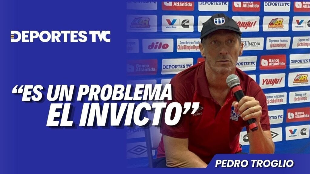 Pedro Troglio explica cuál es el problema de que Olimpia mantenga su invicto