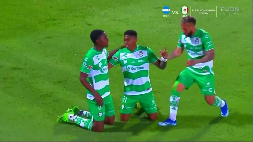 Gol de Félix Torres | Santos 1-0 Toluca | Liga BBVA MX | Apertura 2023 -  Jornada 16