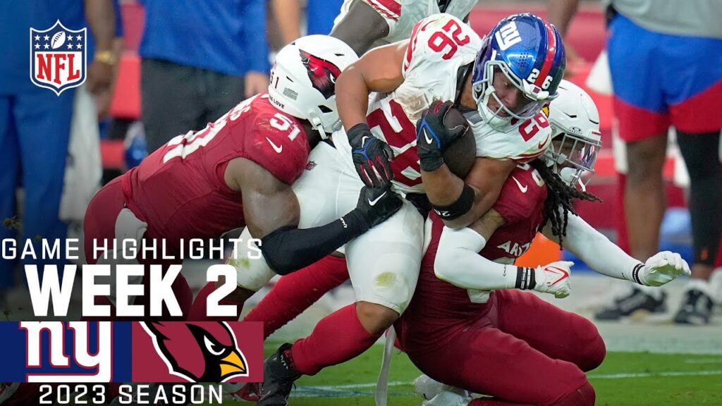 New York Giants vs. Arizona Cardinals Game Highlights | NFL 2023 Week 2
