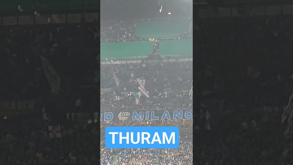 IL CORO DELLA NORD PER MARCUS THURAM!! #seriea #inter