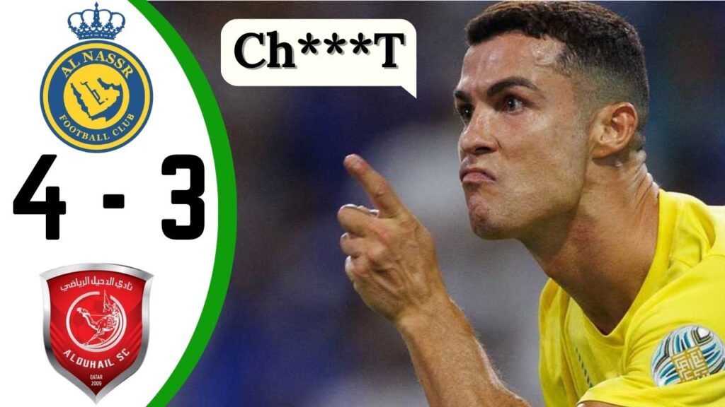 Ronaldo Vs Al-Duhail 4-3 Highlight match