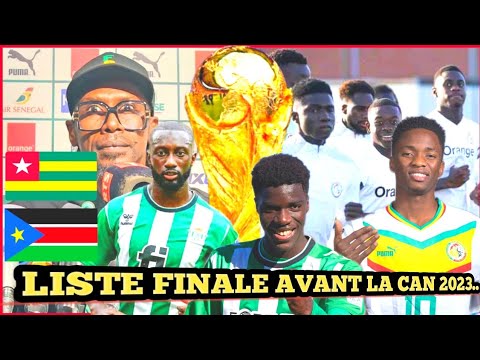 Mondial 2026: Liste Aliou Cissé une surprise annoncée..Un forfait pour la Can 2023..