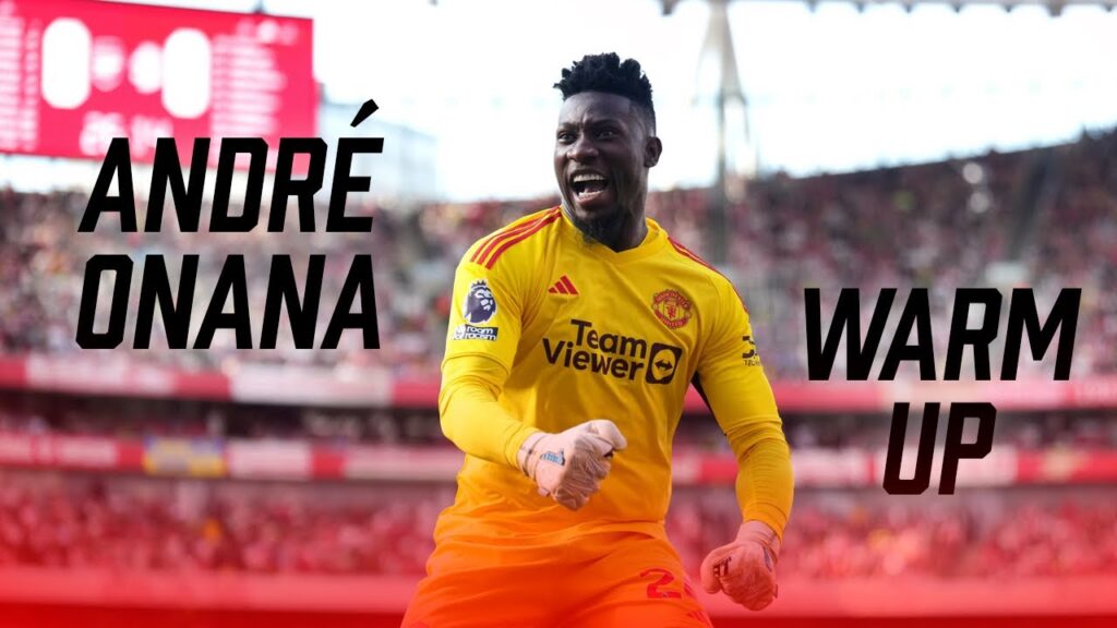 Andre Onana’s Full Pre-Match Warm Up! Andre Onana's Full Pre-Match Warm Up!