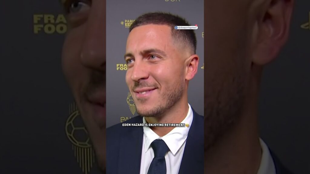 Eden Hazard is enjoying retirement and being a dad ❤️