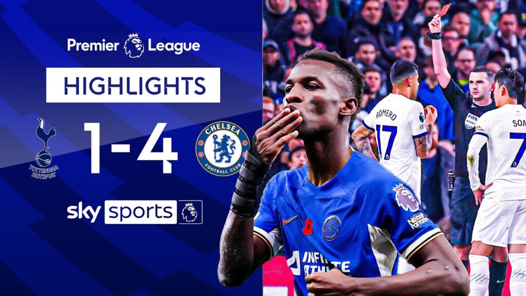 Chaos, drama, mayhem! 🔥🤯 | Tottenham 1-4 Chelsea | PL Highlights