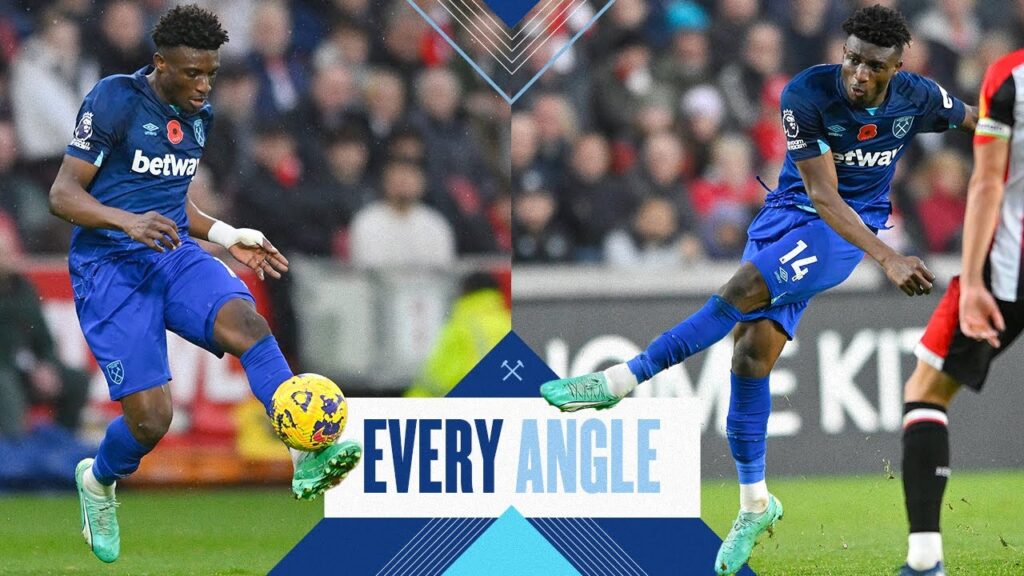 Mohammed Kudus' Sublime Scissor Kick v Brentford | Every Angle