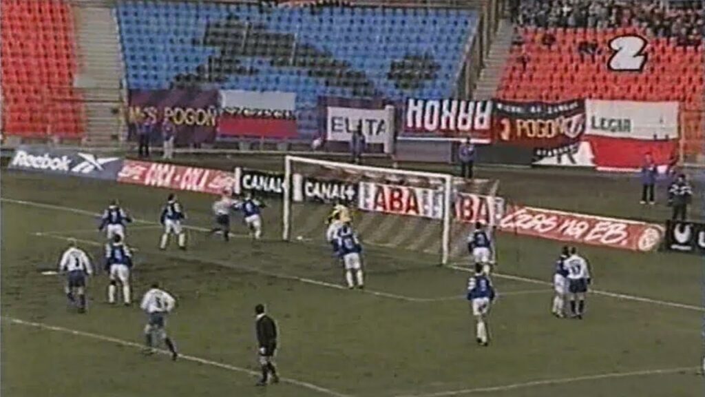 Pogoń Szczecin - Groclin Dyskobolia Grodzisk Wlkp. 2:1 (14.03.1998)