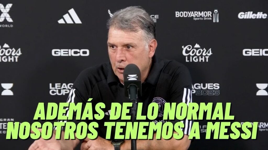 INTER MIAMI VS CHARLOTTE FC  GERARDO MARTINO RUEDA DE PRENSA PRE PARTIDO