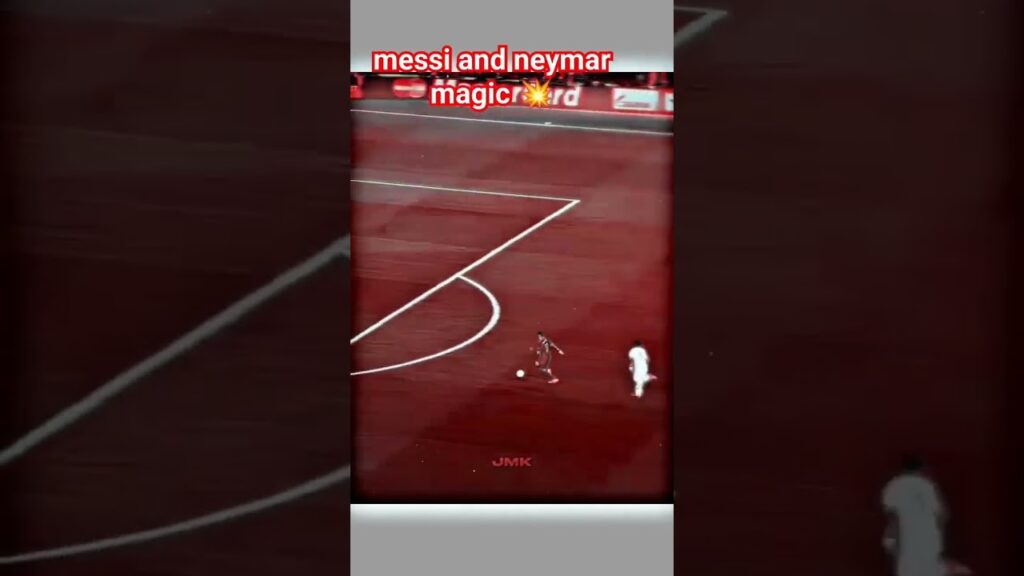 Messi and Neymar magic,🌝#football #neymar #messi #youtubeshorts #viral