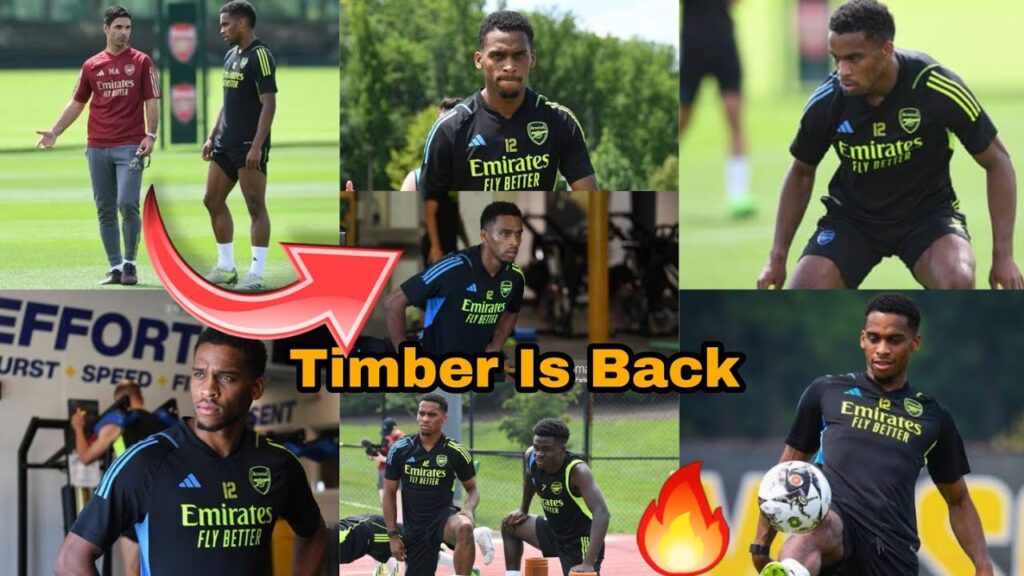 BREAKING NEWS ✅ INSIDE ARSENAL TRAINING TODAY! JURRIEN TIMBER IS BACK FULLY!