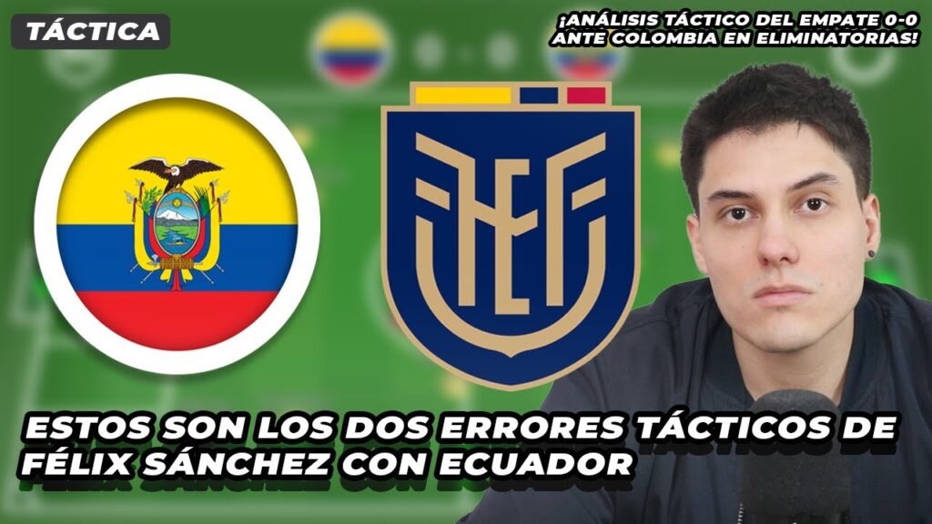 Estos son los dos errores tácticos de Félix Sánchez con Ecuador | Análisis del 0-0 ante Colombia Estos son los dos errores tácticos de Félix Sánchez con Ecuador | Análisis del 0-0 ante Colombia