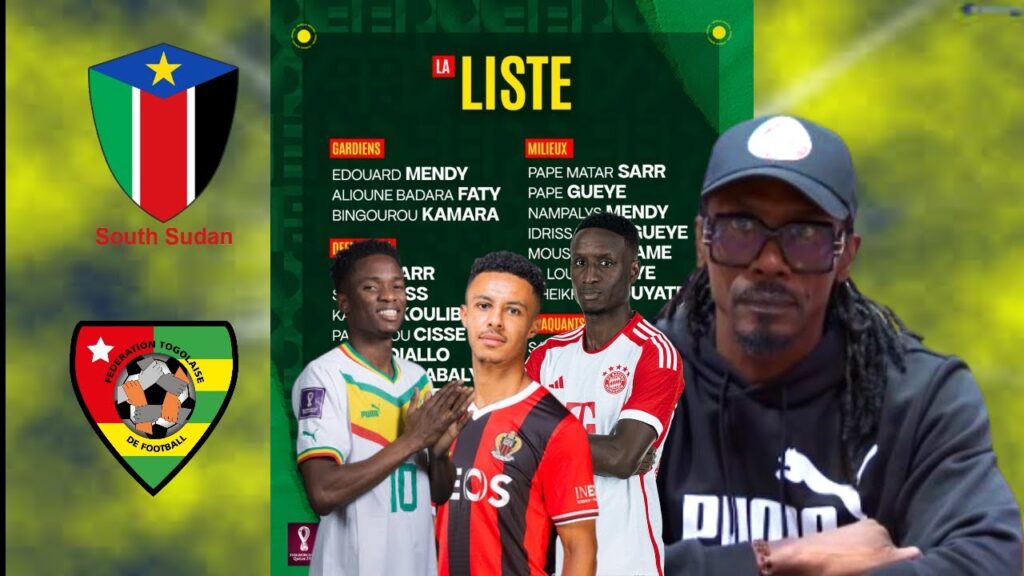 Liste Probable D'Aliou Cissé de 23 Lions pour les rencontres Soudan du Sud et Togo