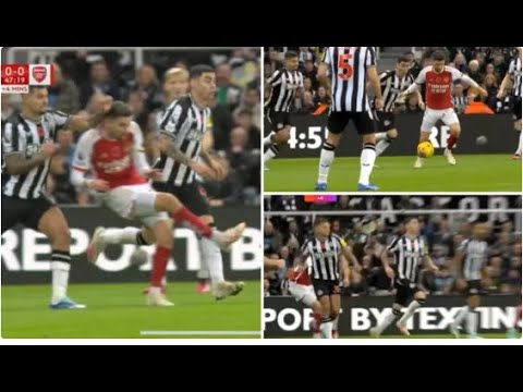 Fans think Bruno Guimaraes should have been sent off against Arsenal after 'disgraceful' decision