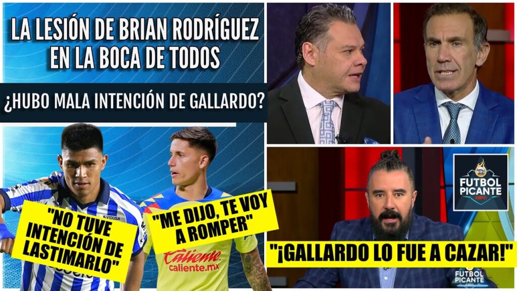 ¡GALLARDO FUE A CAZAR! ESTALLA el DEBATE por la LESIÓN de Brian Rodríguez | Futbol Picante
