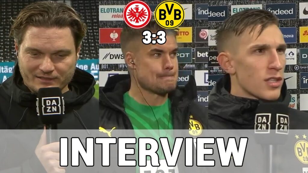Edin Terzic, Schlotterbeck & Meier im Interview – die BVB Stimmen | Frankfurt 3:3 Borussia Dortmund Edin Terzic, Schlotterbeck & Meier im Interview - die BVB Stimmen | Frankfurt 3:3 Borussia Dortmund