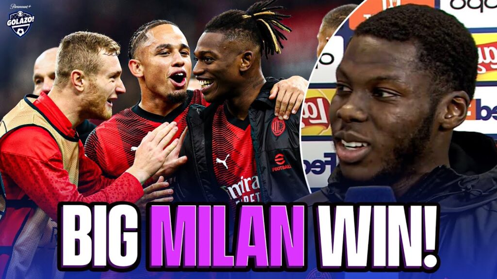 USMNT midfielder Musah speaks after a big Milan win | UCL Today | CBS Golazo